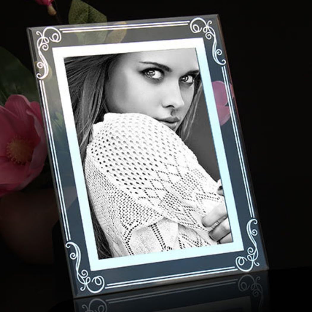 Amazon.co.jp: HappyHome フォトフレーム A5 ガラス製 メタル